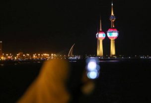 إضاءة أبراج جدّة والكويت بالعلم اللبناني