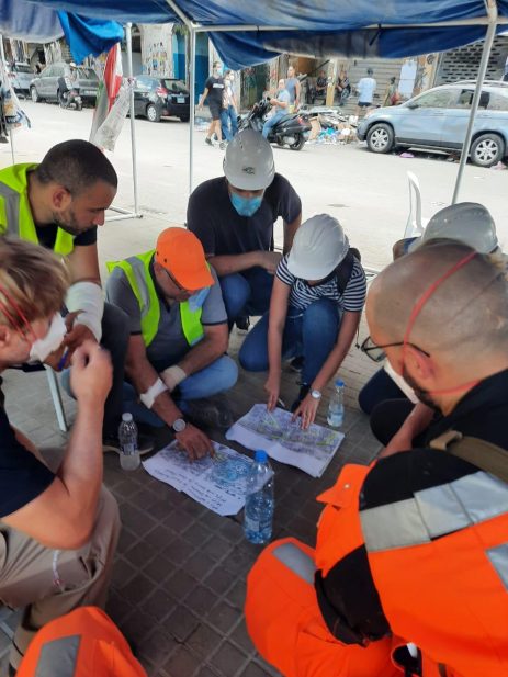الكشف على مباني مار مخايل المتضررة
