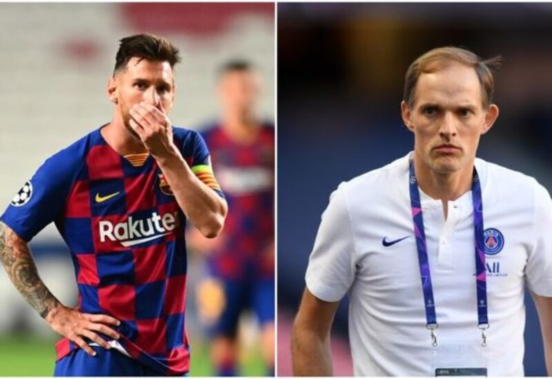 المدرب الألماني توخيل وليونيل ميسي