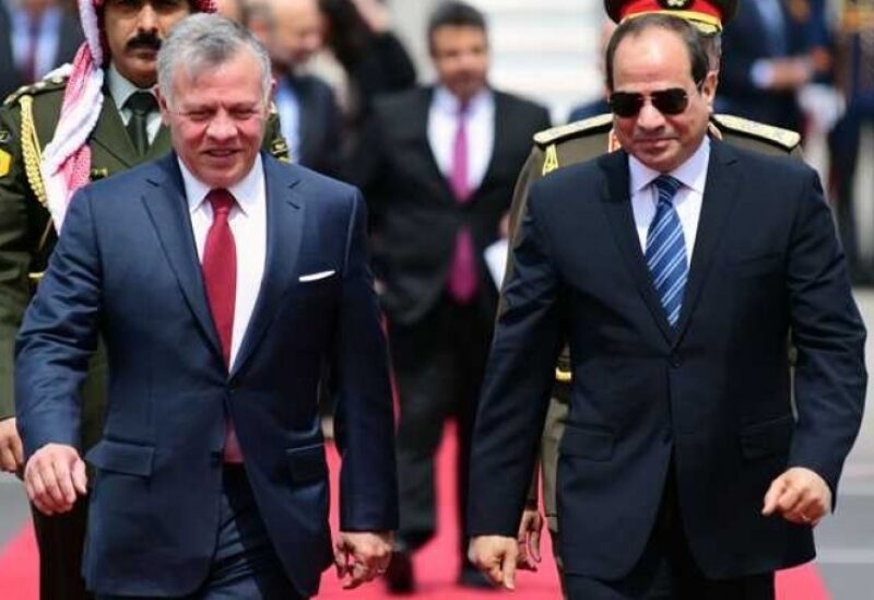 الملك عبدالله والرئيس عبد الفتاح السيسي