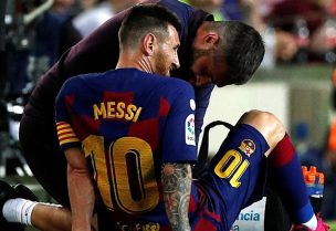 برشلونة يكشف عن إصابة ميسي