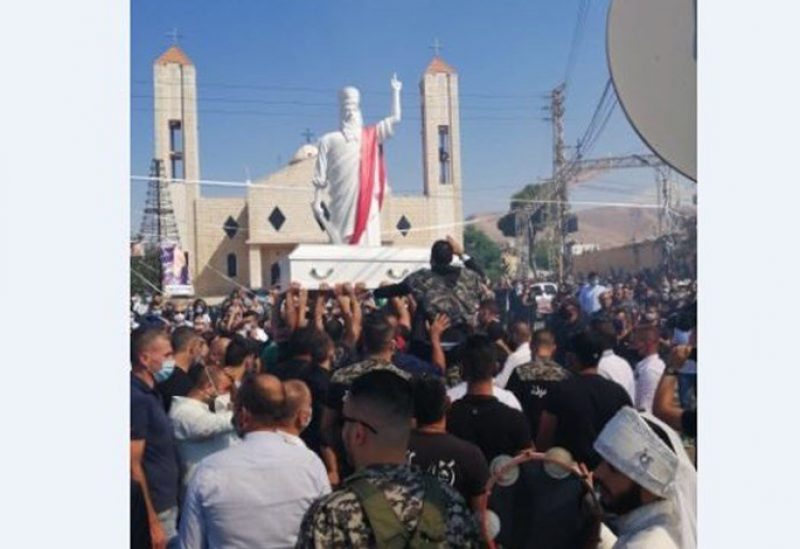 بلدية القاع تشيع الشهيدة سحر فارس