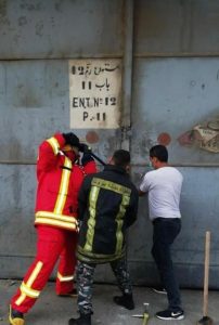 عناصر فوج اطفاء بيروت