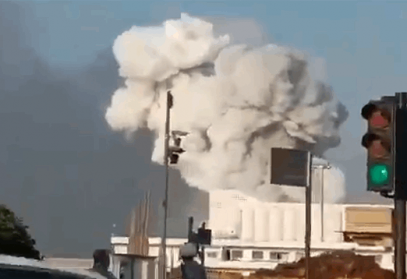 فيديو جديد للحظة انفجار بيروت