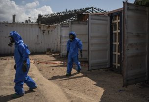 مواد كيمياوية خطرة باقية في مرفأ بيروت