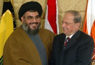 ميشال عون وحسن نصرالله