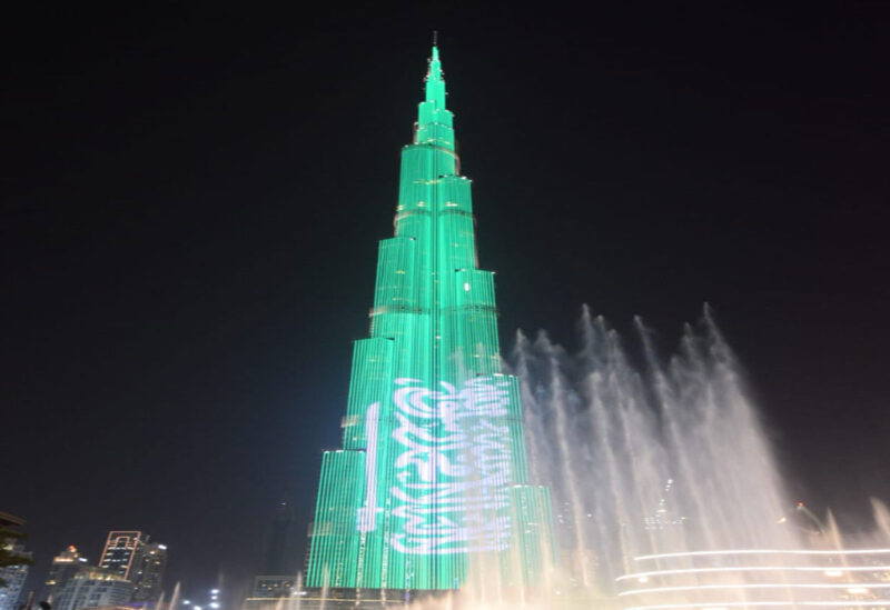 دبي تحتفل باليوم الوطني السعودي