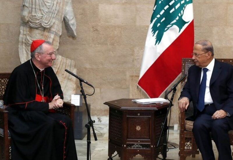 الكاردينال بيترو بارولين والرئيس ميشال عون