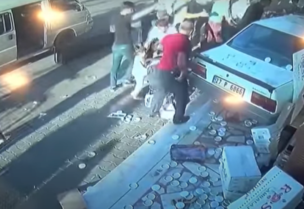 السيارة التي كادت تودي بحياة الطفلين