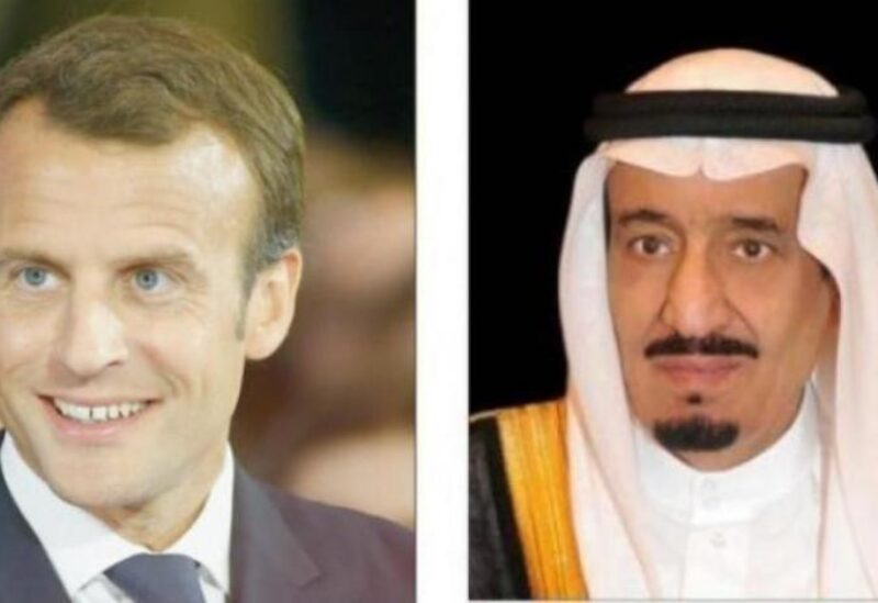 الملك سلمان - ماكرون