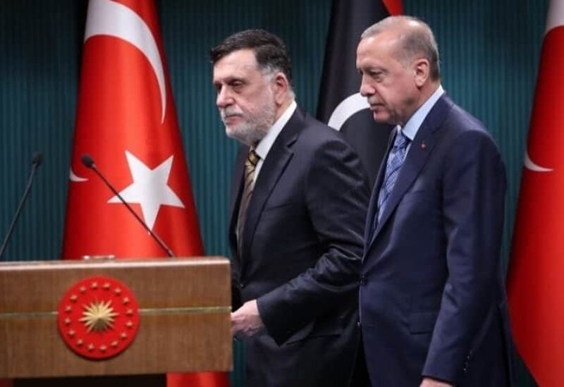أردوغان وفائز السراج