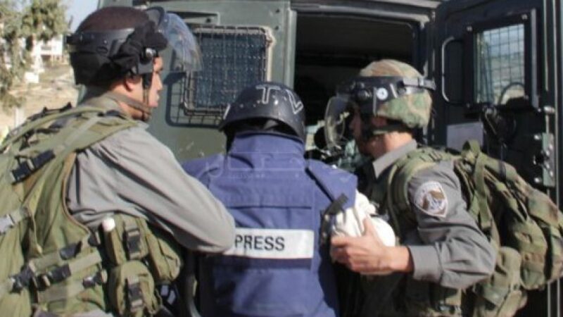 الاحتلال الاسرائيلي يعتقل 20 صحفيا
