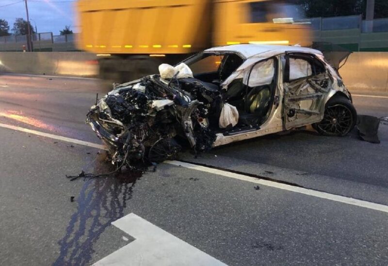 المطاردة انتهت بحادث مؤسف