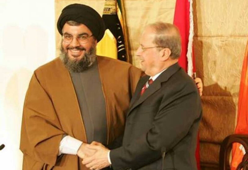 حسن نصرالله وميشال عون