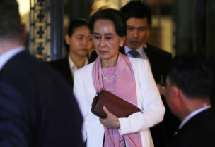 زعيمة ميانمار أون سان سو تشي