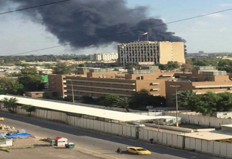 سقوط صواريخ على المنطقة الخضراء في بغداد - أرشيفية