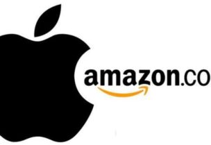 شعار شركتي أبل وأمازون