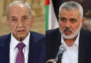 لقاء جمع برّي وإسماعيل هنية
