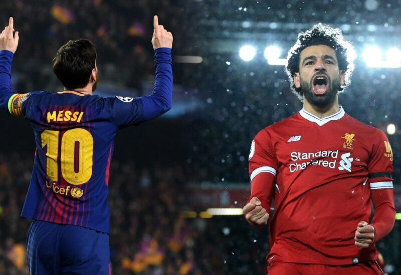 محمد صلاح وليونيل ميسي