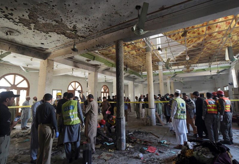 انفجار في مدرسة في مدينة بيشاور الباكستانية