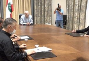 بري استقبل وفد لجنة عائلات شهداء انفجار مرفأ بيروت