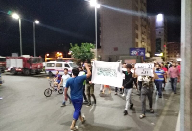 مسيرة تجوب صيدا تنديدا بالإساءة للنبي محمد