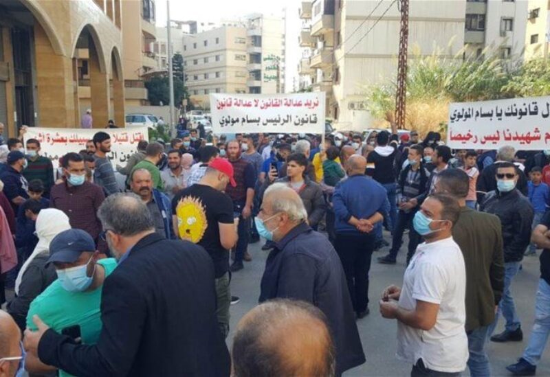مسيرة في طرابلس احتجاجاً على إطلاق موقوف من آل حسون