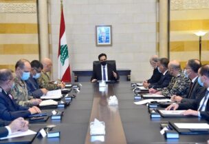 اجتماع أمني برئاسة حسان دياب