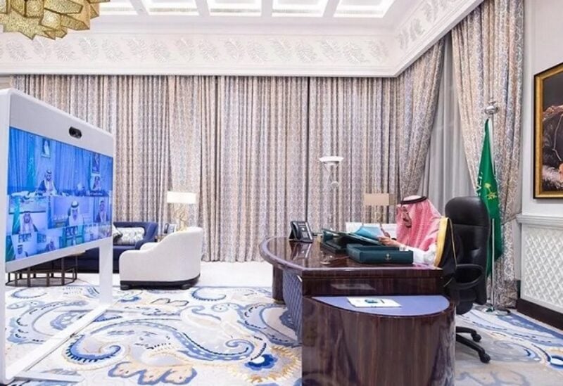 اجتماع الملك سلمان بمجلس الوزراء السعودي