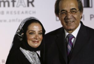 الراحل محمود ياسين وزوجته الفنانة شهيرة