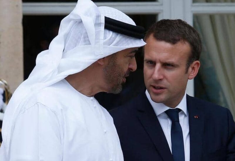 الشيخ محمد بن زايد والرئيس الفرنسي ايمانويل ماكرون