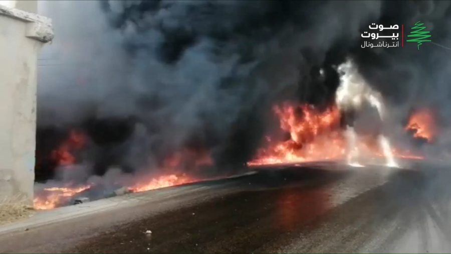 انفجار انبوب النفط في عكار