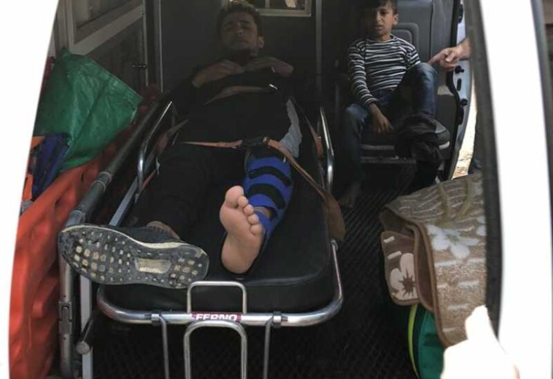 جريحان بانفجار مادة تينر