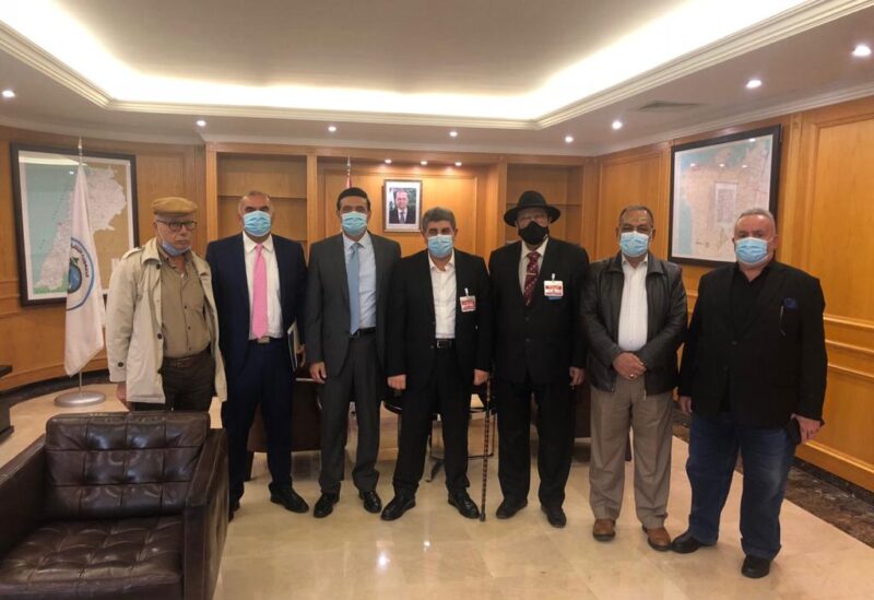 وزير الاشغال مع وفد اتحادات النقل