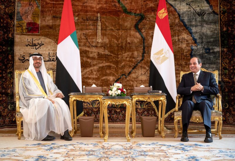 بن زايد يغرد بعد لقاء السيسي