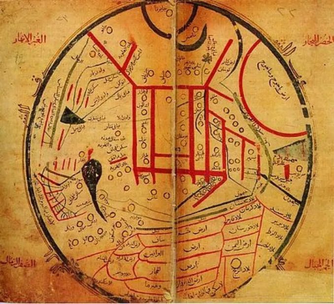 خارطة قديمة لأرض يأجوج ومأجوج