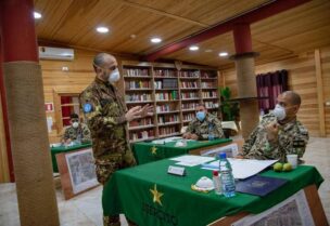 تدريب مشترك بين الكتيبة الإيطالية في اليونيفيل والأمن العام
