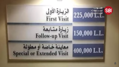 ارتفاع أسعار المعاينات الطبية بسبب الازمة الاقتصادية