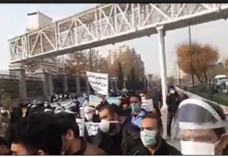 احتجاجات في ايران