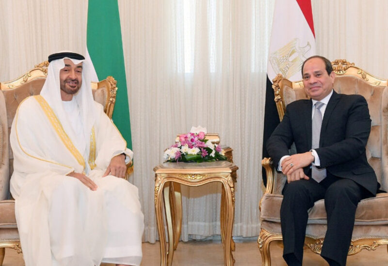 الرئيس المصري يستقبل ولي عهد أبو ظبي