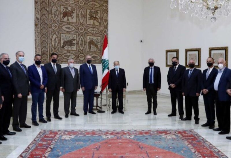 عون استقبل وفد جمعية الصناعيين اللبنانيين