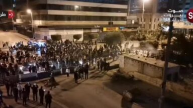 توتر أمام سراي طرابلس شمال لبنان