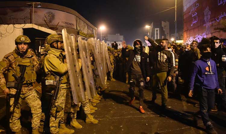 الاحتجاجات في طرابلس
