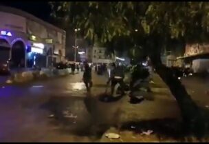 لحظة الاعتداء على مراسل صوت بيروت انترناشونال ابراهيم فتفت في طرابلس