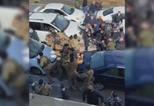 إشكال أمام المطار