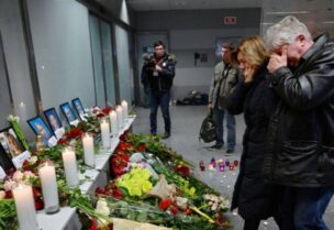 اهالي ضحايا الطائرة الاوكرانية
