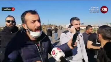 توسع رقعة الإحتجاجات في طرابلس شمال لبنان والأمور الى التصعيد