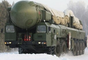 صاروخ روسي عابر للقارات-ارشيفية