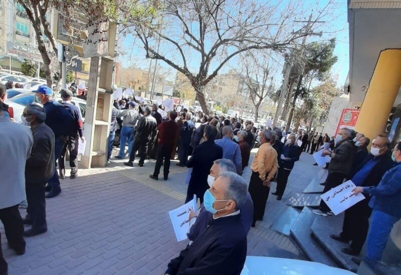 احتجاجات المتقاعدين في ايران- ارشيفية