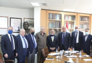سفير روسيا في زيارة لنقابة محرري الصحافة اللبنانية